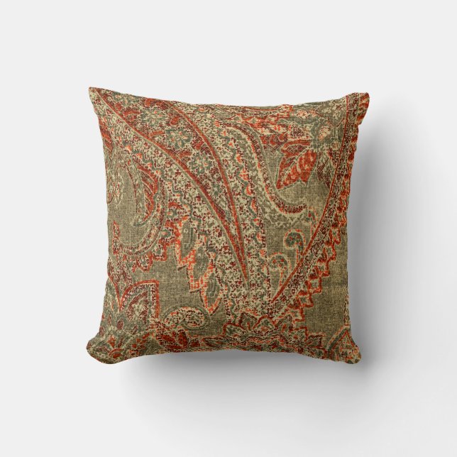 Vintage Paisley-Kissen Kissen (Vorderseite)
