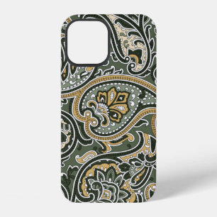 vintage Paisley oriental ethnisches Muster Nahtlos iPhone 12 Hülle