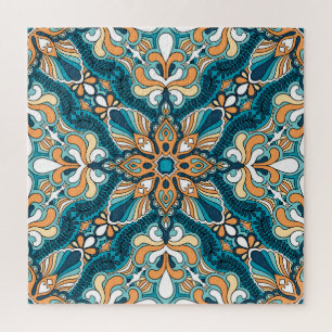 Vintage-Paisley-Taschentuch: Orientdruck.
