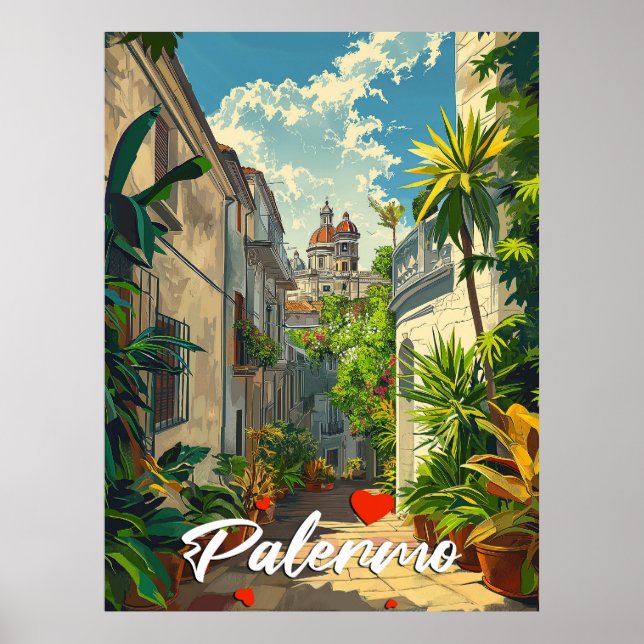 Vintage Palermo  Poster (Vorne)