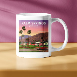 Vintage Palm Springs Kalifornien Kaffeetasse