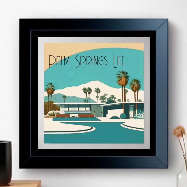 Vintage Palm Springs Zuhause Poster (Von Creator hochgeladen)