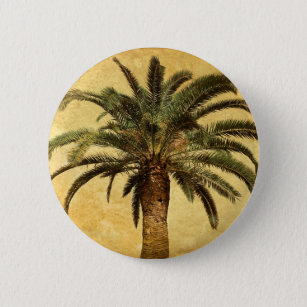 Vintage Palme - tropische kundengebundene Button