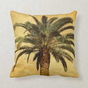 Vintage Palme - tropische kundengebundene Kissen