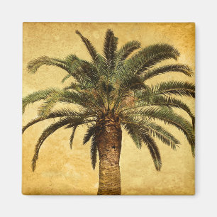 Vintage Palme - tropische kundengebundene Magnet