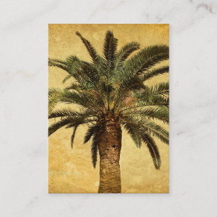 Vintage Palme - tropische kundengebundene Visitenkarte
