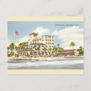 Vintage Pancoast Hotel Miami Beach Carte postale