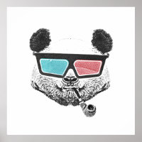 Vintage Panda 3-D-Brille