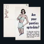 Vintage Panoramafahrt Postkarte<br><div class="desc">Vintage Höschen am Tag Werbung Postkarte. Hochwertiges,  restauriertes Vintage-Image.</div>