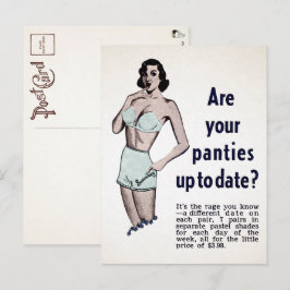 Vintage Panoramafahrt Postkarte