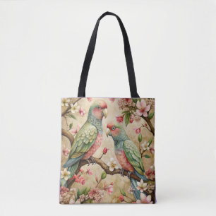 Vintage Papageien Tasche