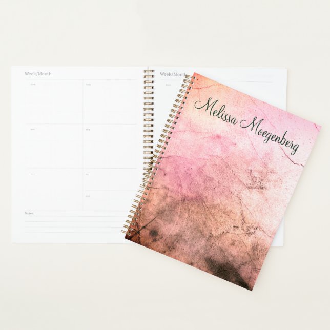 "Vintage-Papier" Personalisiert Planer (Anzeige)