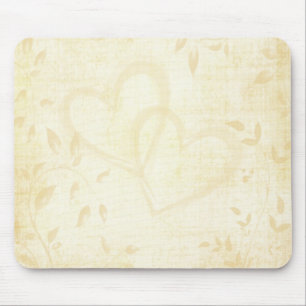 Vintage Papierhochzeit Mousepad