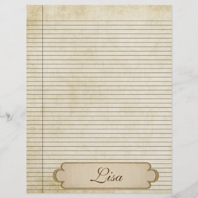 Vintage Papierlinien 2 (Vorderseite)