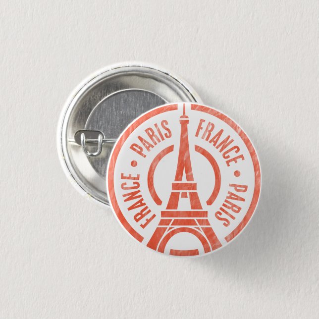 Vintage Paris  Button (Vorne & Hinten)