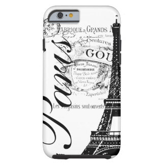 Vintage Paris & Eiffelturm Tough iPhone 6 Hülle