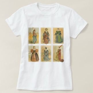 Vintage Paris-Mode - mittelalterlich T-Shirt