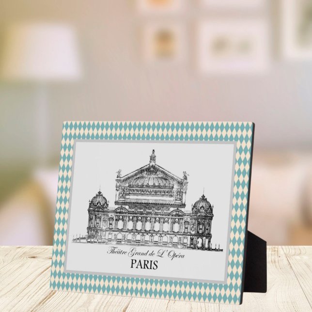 Vintage Paris Opera Illustration Harlequin Fotoplatte (Von Creator hochgeladen)