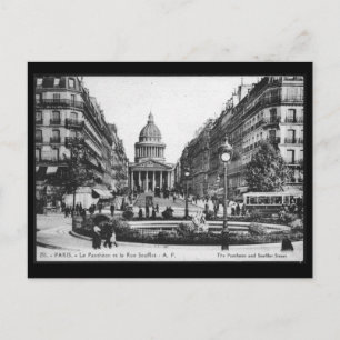 Vintage Paris Panthéon Postkarte