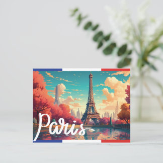 Vintage Paris Sehenswürdigkeit Fotopostkarte Postkarte
