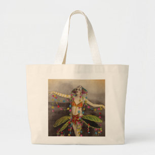 Vintage Paris-Tasche Jumbo Stoffbeutel