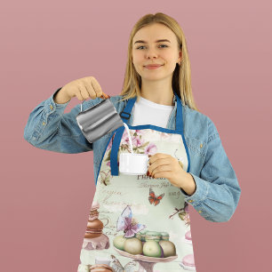 Vintage Pariser Bäckerei Individuelle Name Schürze