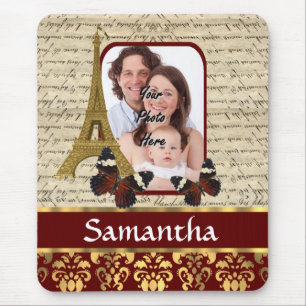 Vintage Pariser Collage Mousepad