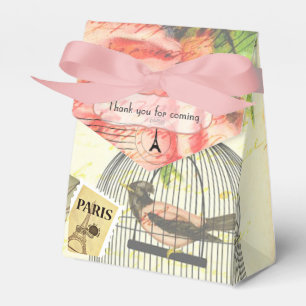 Vintage Pariser Hochzeitsfeier Personalisiert Geschenkschachtel