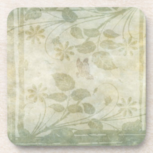Vintage Pastell-Blumenhochzeit Getränkeuntersetzer