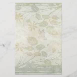 Vintage Pastellblütenhochzeit Briefpapier