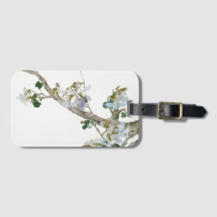 Vintage Pastellfarben im asiatischen Stil Gepäckanhänger