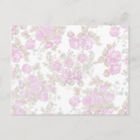 Vintage pastellrosa grüne romantische Rose