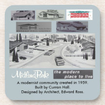 Vintage Patch-Untersetzer (6 Packung)