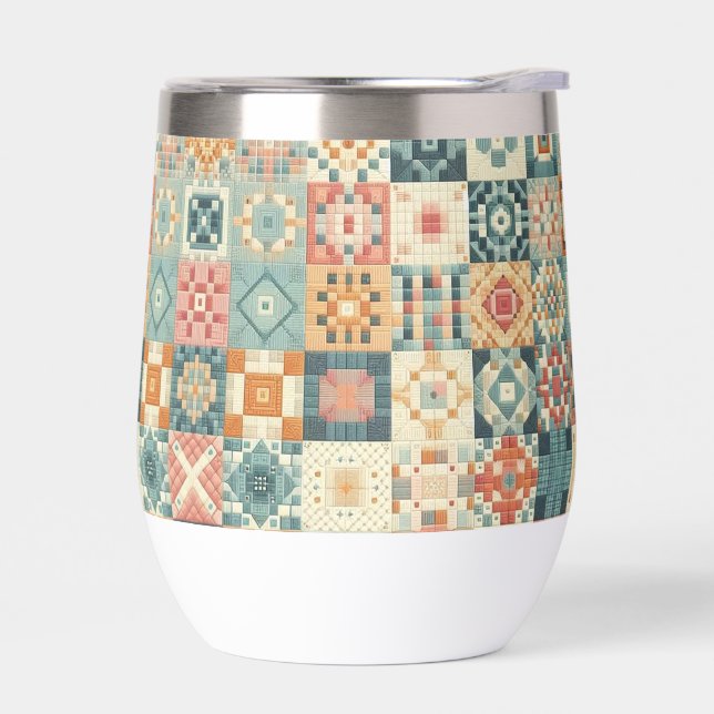 Vintage, patchwork, paré (Gauche)