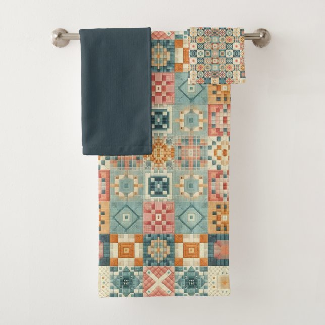 Vintage, patchwork, paré (En situation)
