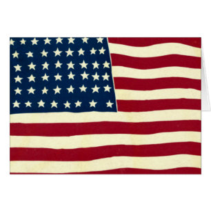 Vintage patriotische amerikanische Flagge, 4. Juli