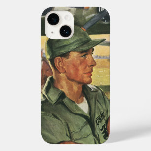Vintage patriotische Helden, Militärangehörige in  Case-Mate iPhone Hülle
