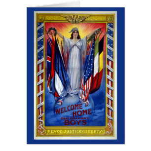 Vintage patriotisches Amerika, Frieden Gerechtigke
