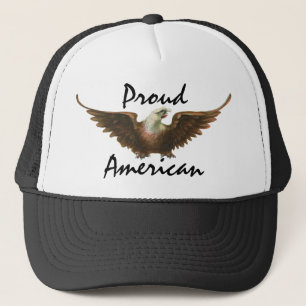 Vintage-Patriotismus Amerikanischer Weißkopfseeadl Truckerkappe