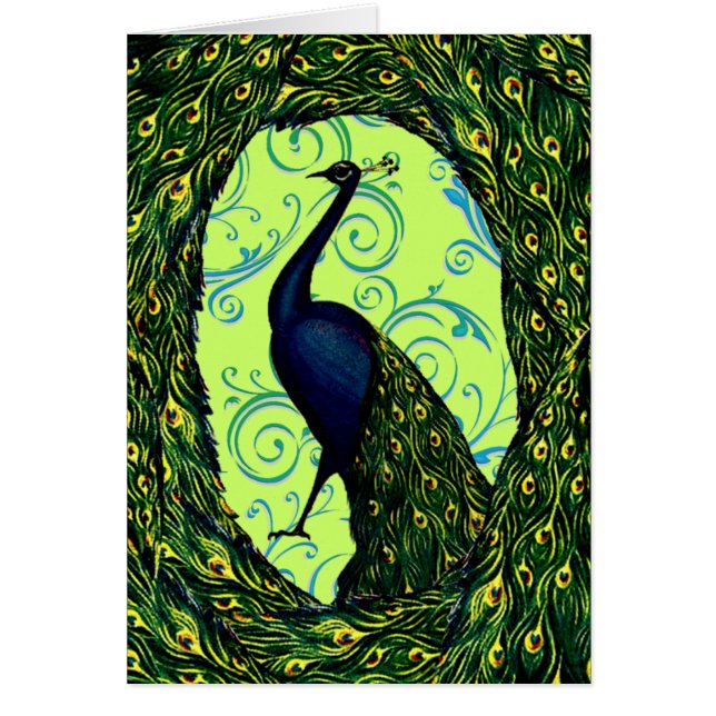Vintage Peacock Swirl (Devant)