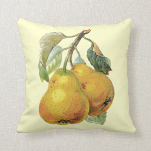 Vintage Pears - French Country Home Decor Kissen