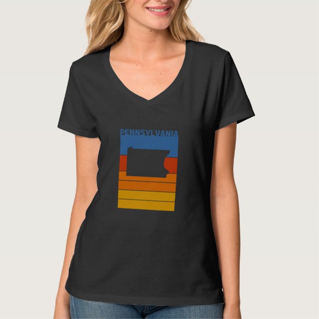Vintage Pennsylvania State of Pennsylvania Vintage T-Shirt (Vorderseite)