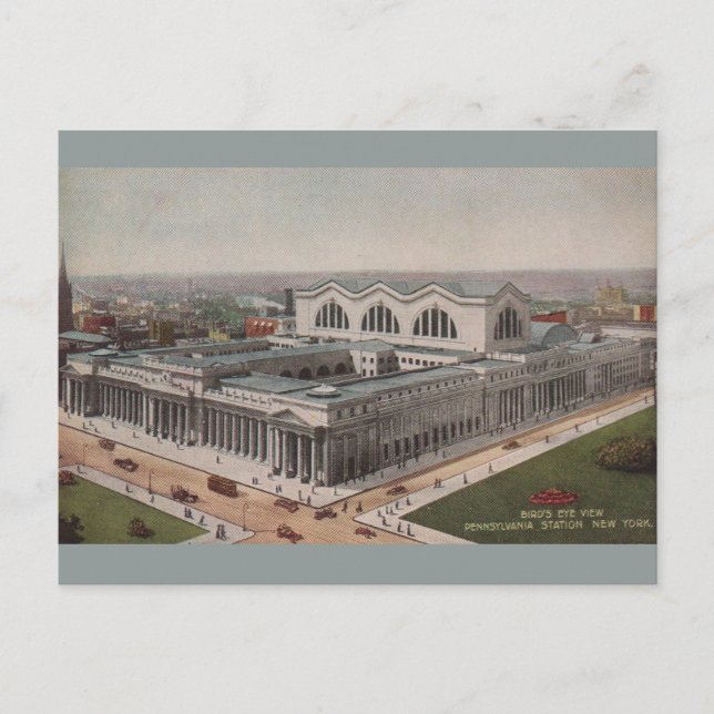 Vintage Pennsylvania Station New York Postcard Postkarte (Vorderseite)