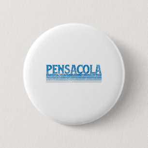 Vintage Pensacola Florida im Stil der 80er Jahre _ Button