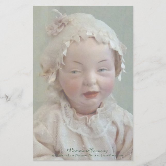 Vintage Personalisierte Viktorianische Alte Girl-P (Vorderseite)