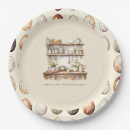 Vintage Personalized Easter Pappteller