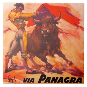 Vintage Peru Keramik Tile Fliese