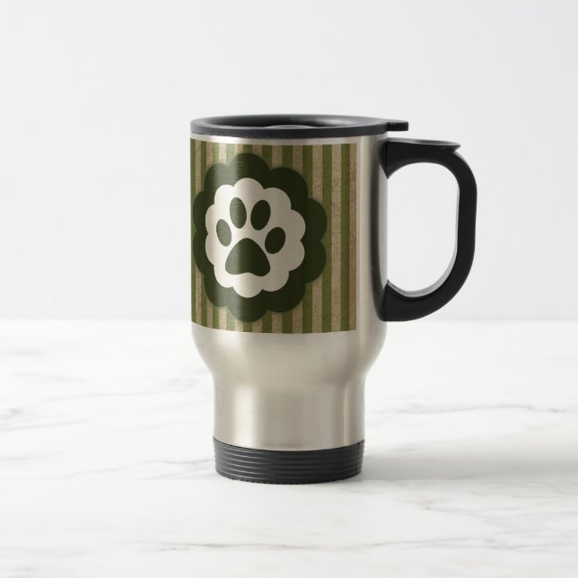vintage pet paw reisebecher (Rechts)