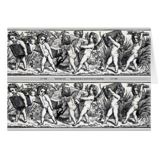 Vintage peu de signet de transport d'anges de