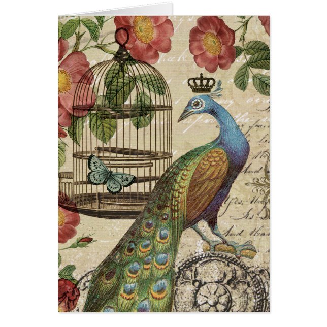 Vintage Pfaue (Vorne)